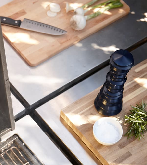 Place to prep an outdoor meal.