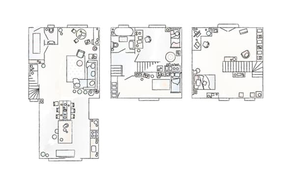 Plan de la maison d'Amélie