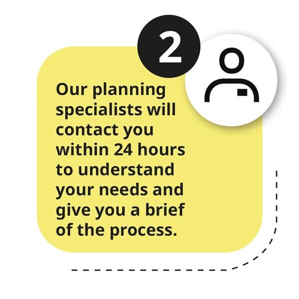 planning specialists at IKEA Qatar will contact you within 24 hours to understand your needs