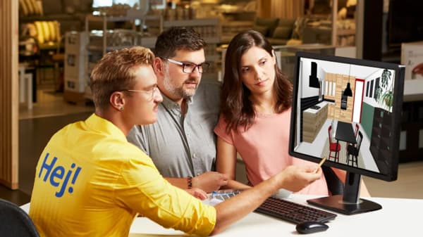 Plánovací schůzka se specialistou z IKEA, kde naplánujeme kuchyni ve 3D plánovači