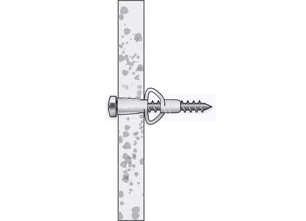Plasterboard (drywall) without stud