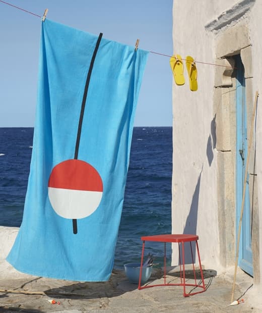 Plážová osuška a žabky z kolekce SOMMAR 2019
