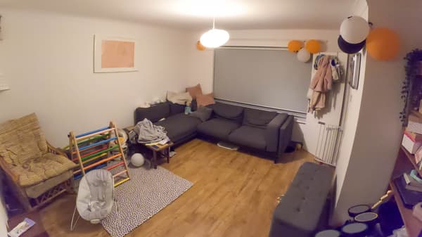 Pre make over a family living room