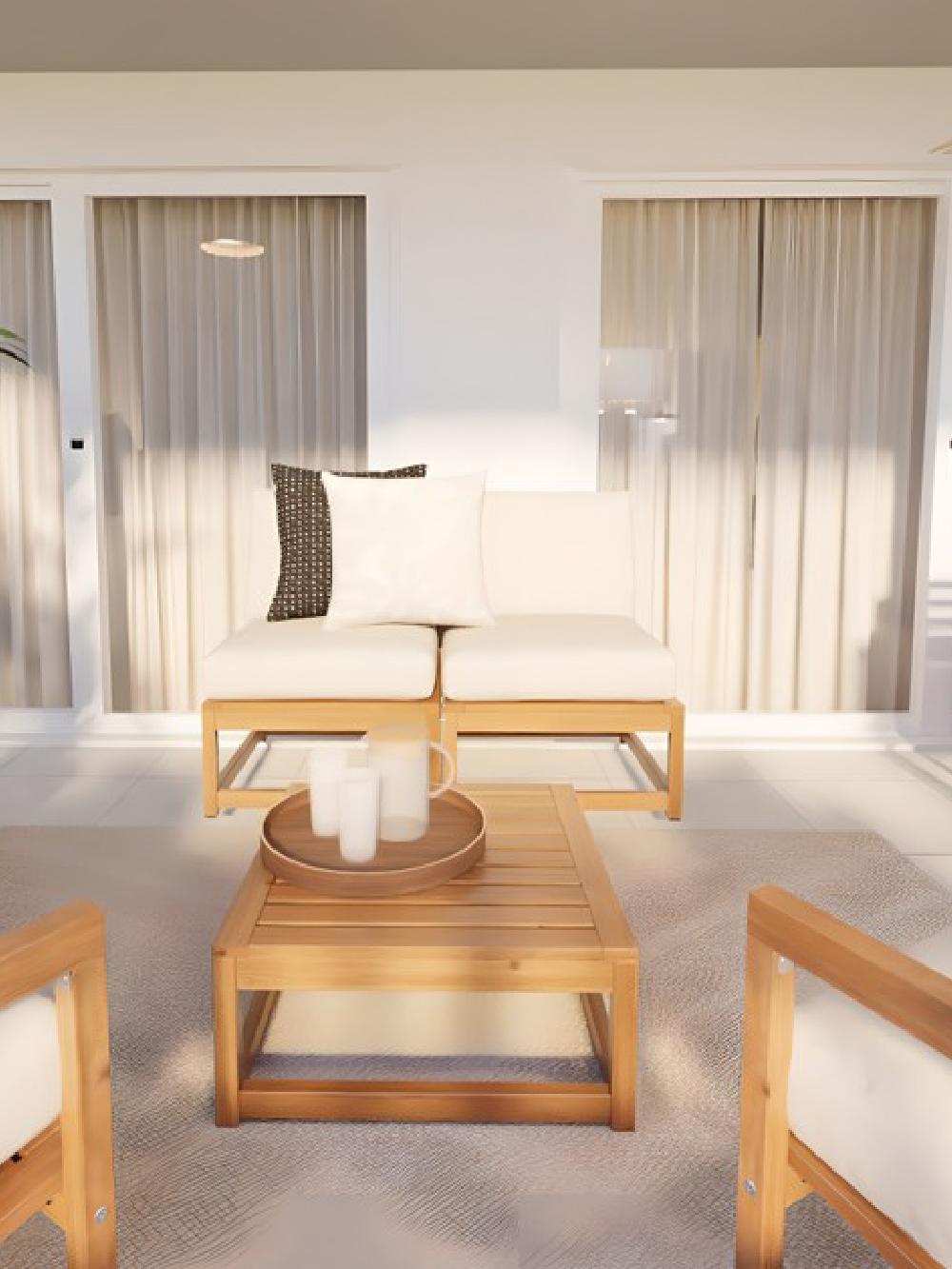 Projeto de Design de interiores de a varanda com a gama NÄMMARÖ