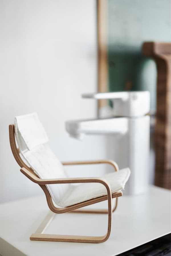Put your favourite objects on display for inspiration.