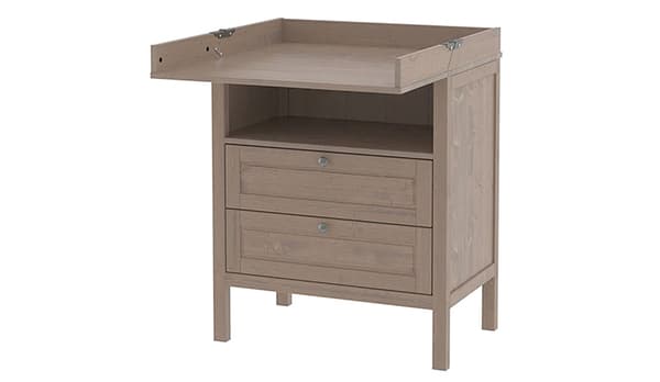 Rappel pour réparation de la table à langer/commode SUNDVIK