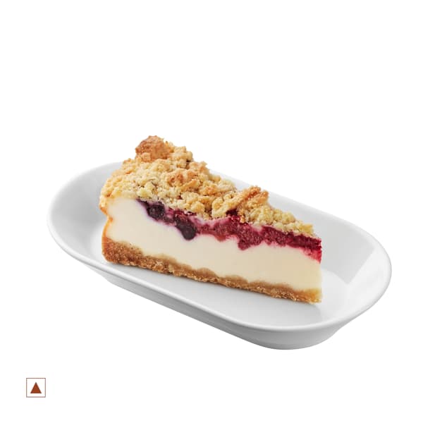 Raspberry and Blueberry Cheesecake