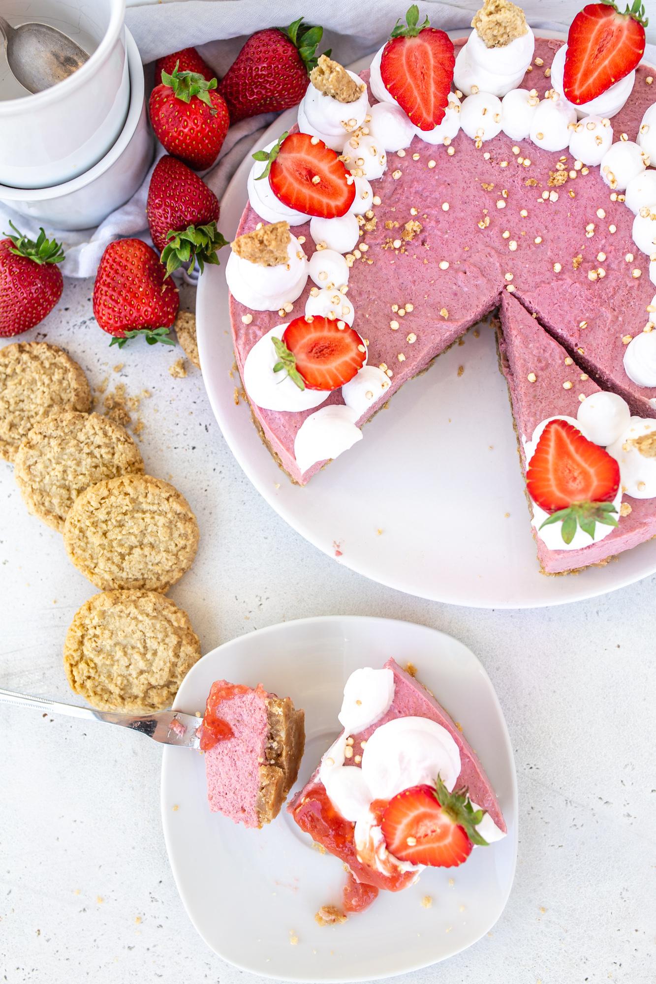 Recette : Cheesecake aux fraises