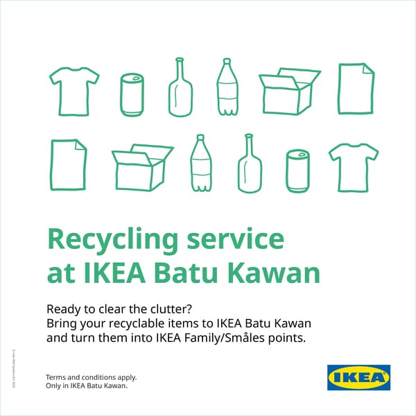 Recycling Service at IKEA Batu Kawan