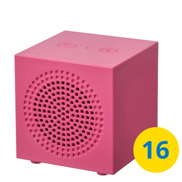 Růžový přenosný Bluetooth reproduktor KALLSUP.