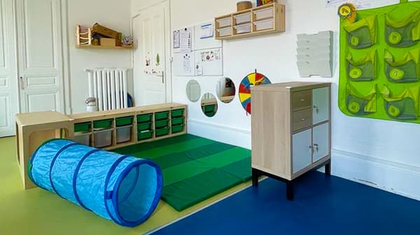 Salle de jeu de l'Association Appartenances à Lausanne