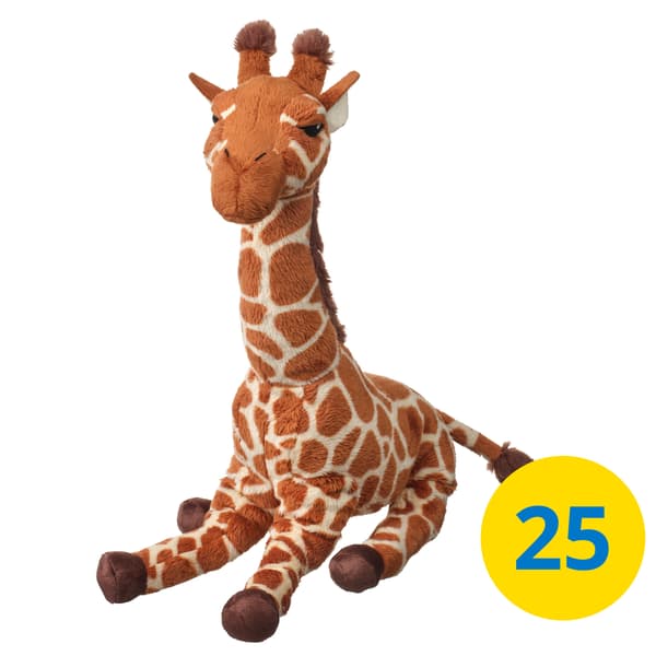 SANDLÖPARE soft toy, giraffe.