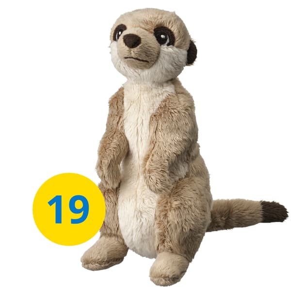 SANDLÖPARE soft toy, meerkat.