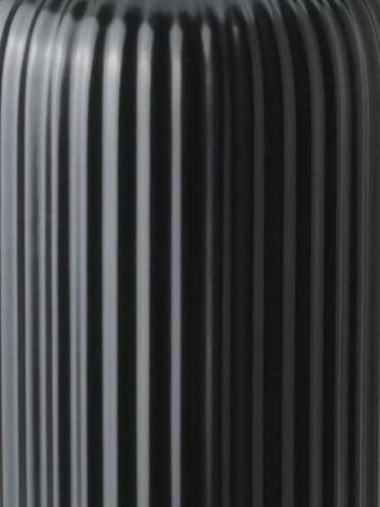 schwarze Vase