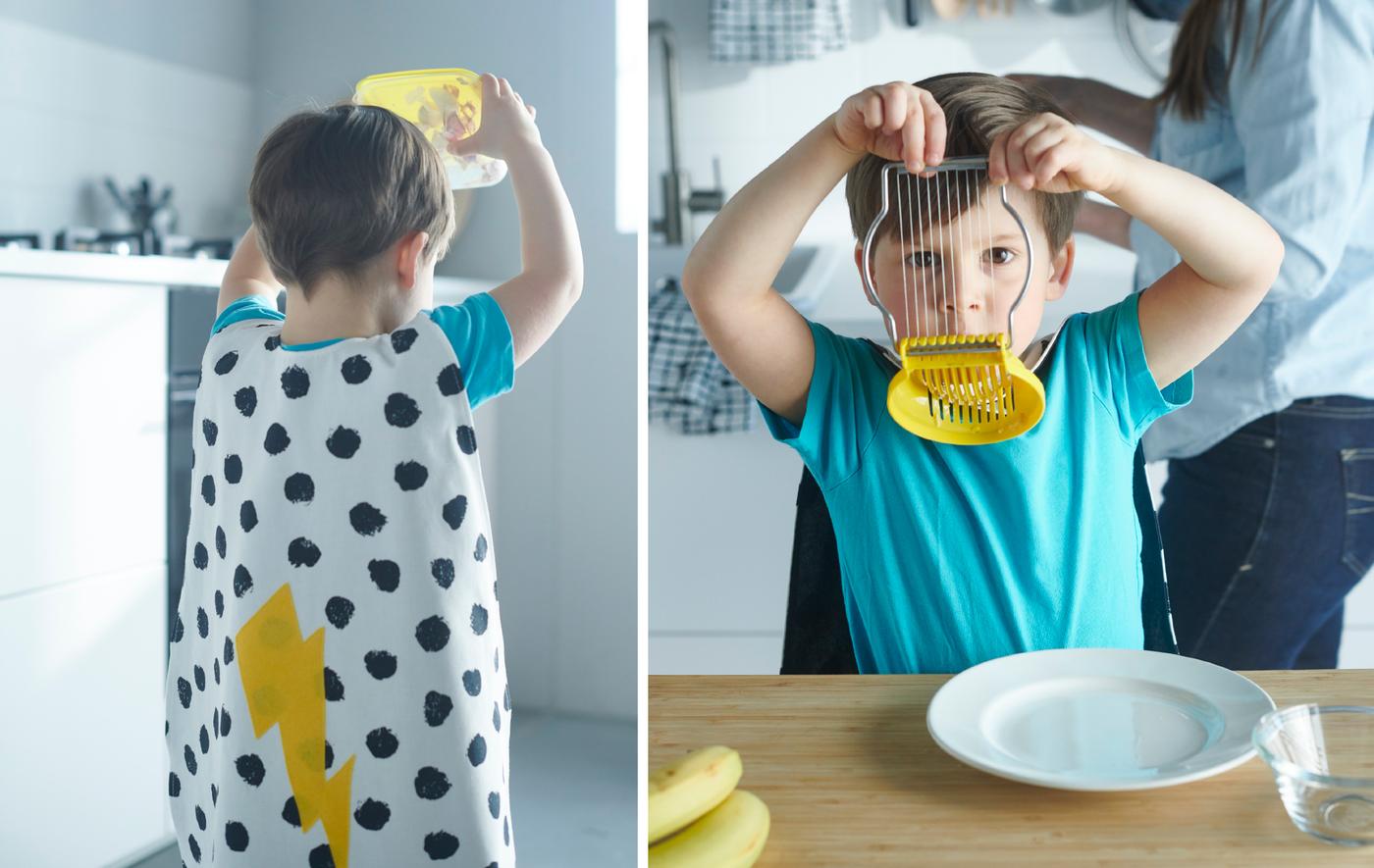 Shaking cloves in a plastic container turns peeling garlic into child’s play.