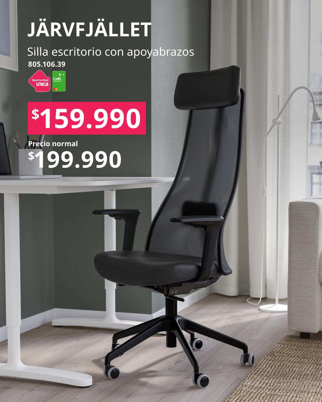 Silla negra JARVFJALLET con oportunidad única con tu CMR