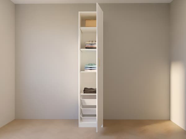 Single door wardrobe