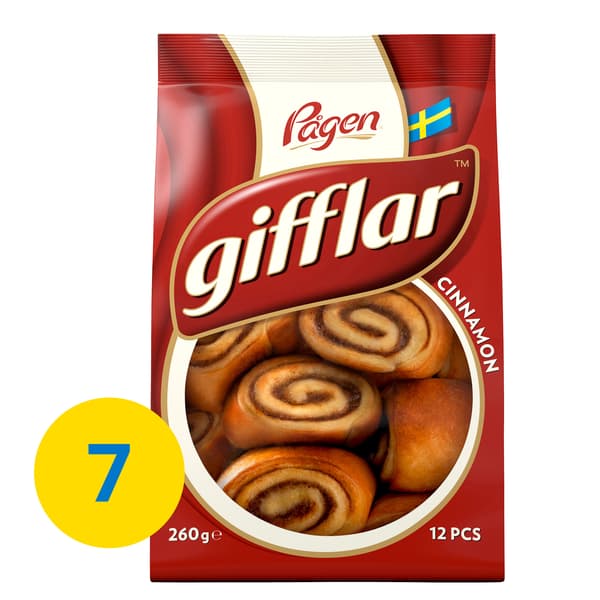 Skořicové rolky GIFFLAR KANEL.