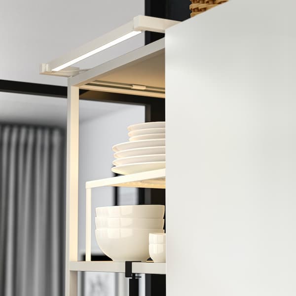 SKYDRAG lighting strip mounted on top of a wall shelf