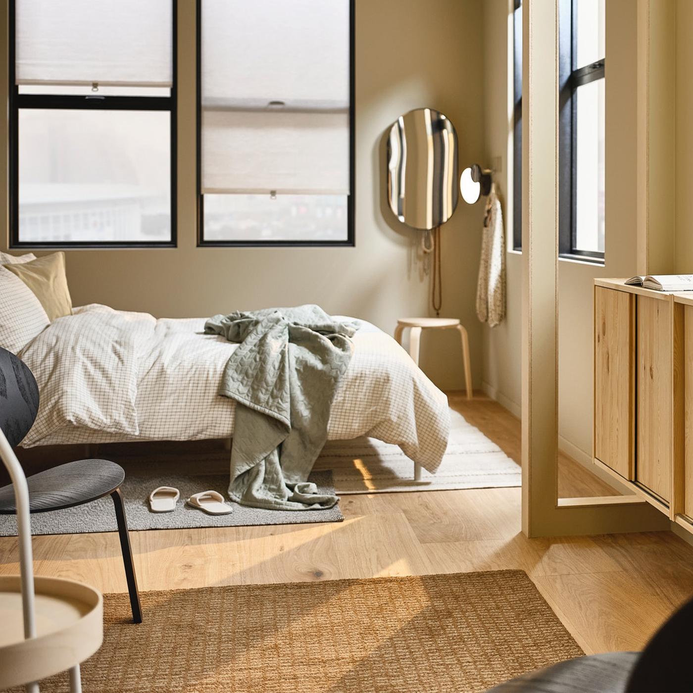 Sleek storage ideas for a minimalist bedroom look