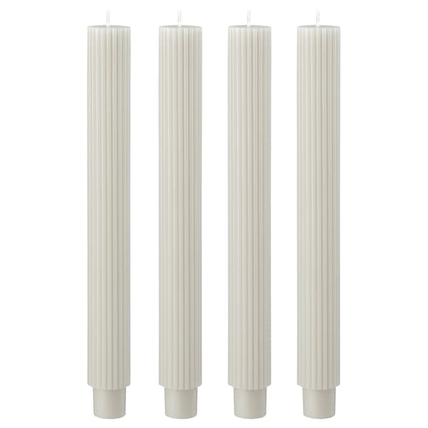 SMÖJTRÄD candles beige