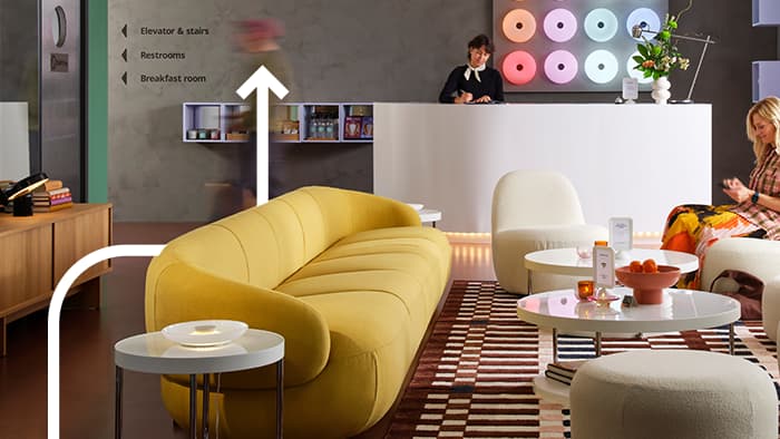 sofa amarillo