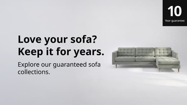 Sofas guarantees
