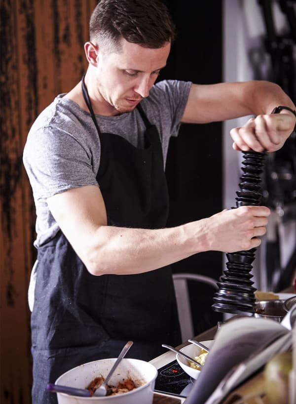 Spontaneity is a big part of Jerzy and Anna's cooking style