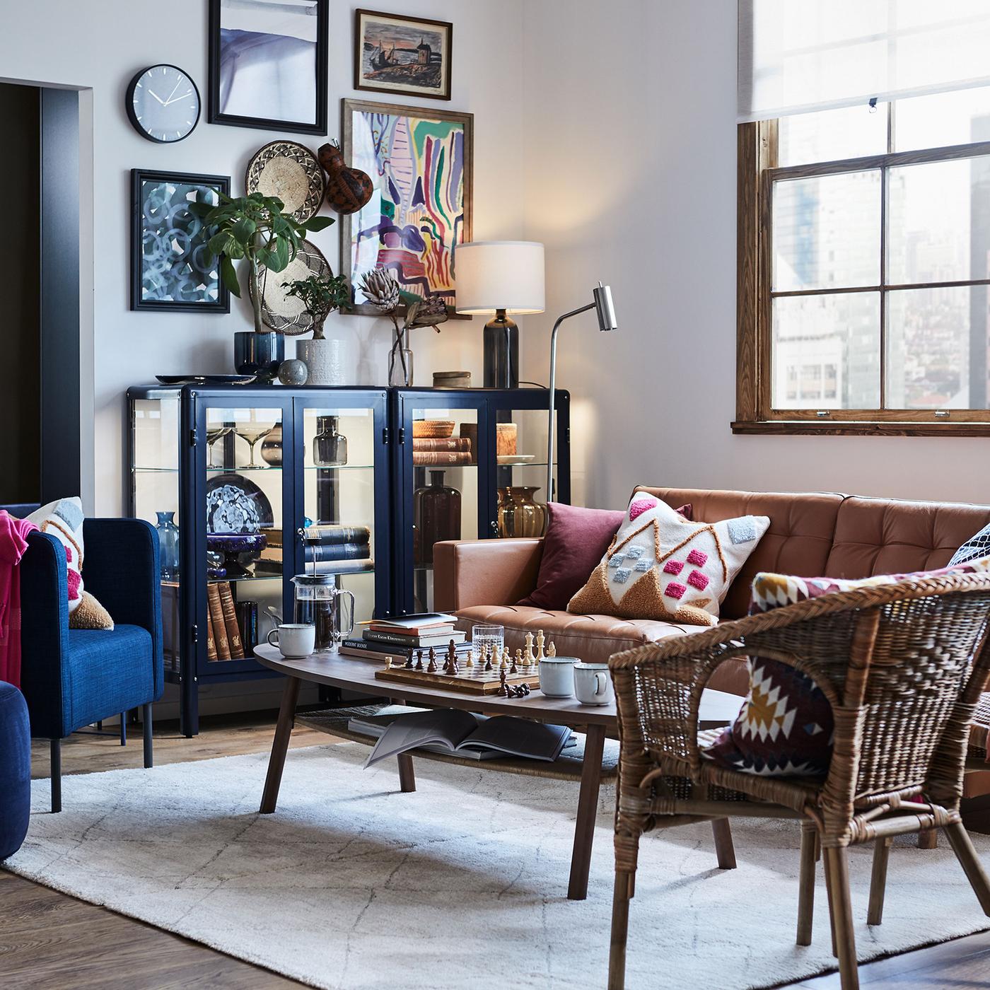 Step into a home where the owners work and live in a single open plan space.
