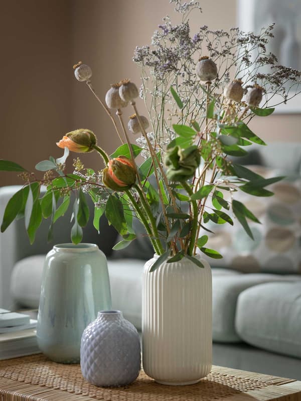 STILREN Vase, mauve, 12 cm