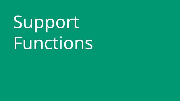 Support Functions