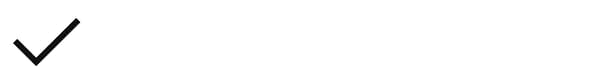 Symbol of a checkmark