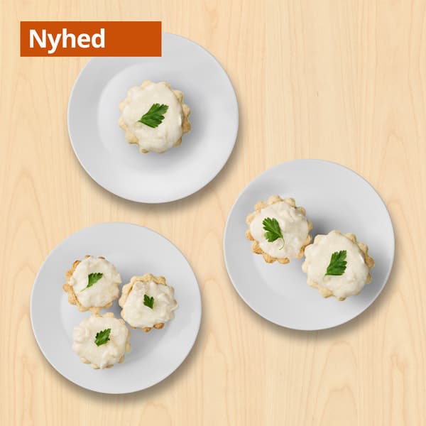 Tarteletter
med høns i asparges