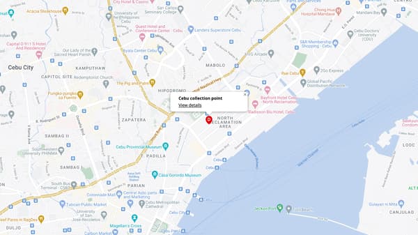 The IKEA collection point in Cebu is located at the J. De Veyra St, Cebu City, Cebu