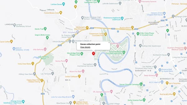 The IKEA collection point in Davao del Sur is located at Countryside Road, Maa, Talomo, Davao City, Davao del Sur