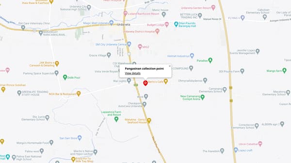 The IKEA collection point in Pangasinan is located at the LBC Warehouse, Quintin Compound, Brgy. Nancayasan, Urdaneta City, Pangasinan