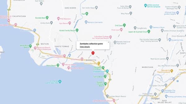 The IKEA collection point in Zambales is located at the LBC Warehouse, 19 Ifugao Street Barrio Barretto Olongapo City, Zambales