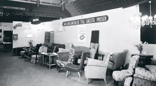 The very first IKEA showroom in Älmhult.