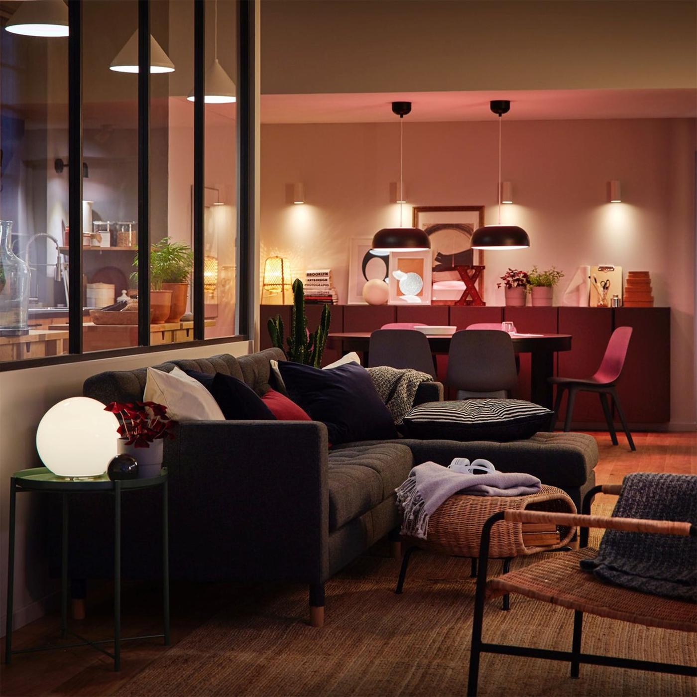 Three ways to set the right mood with LED lights.