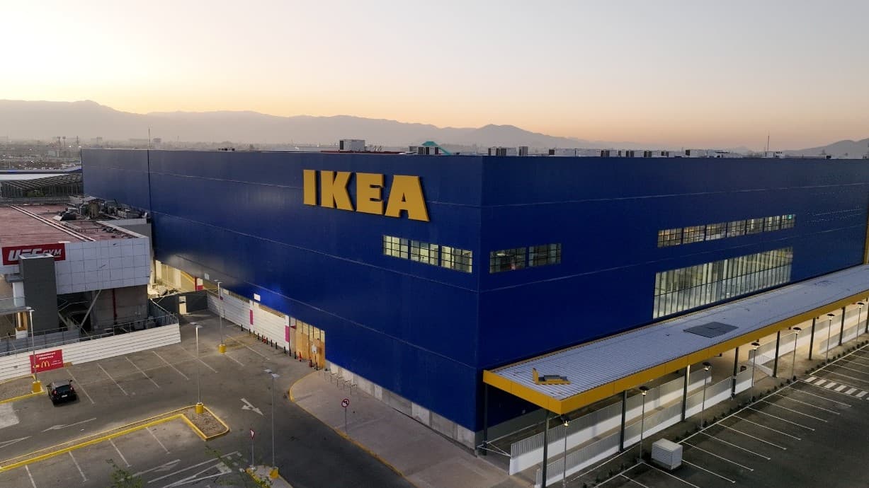 Tienda IKEA en color azul