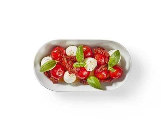 Tomat- och mozzarellasallad.