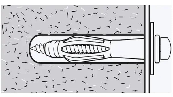 Tornillo y tarugo.