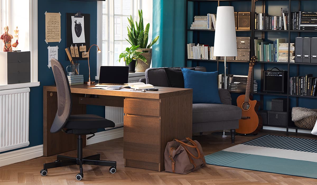 Travail créatif au bureau à domicile