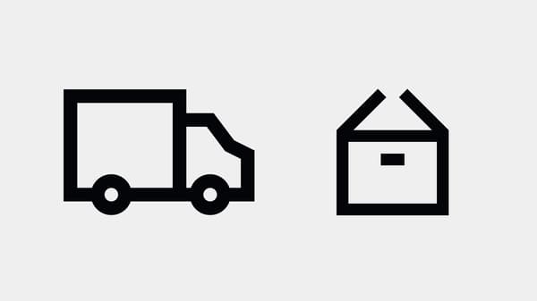 Truck and parcel symbols