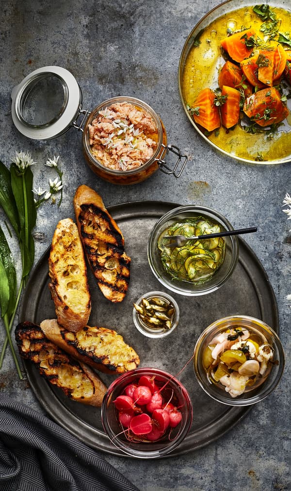 Try out the yummy IKEA recipe of Salmon rillettes and pickles.