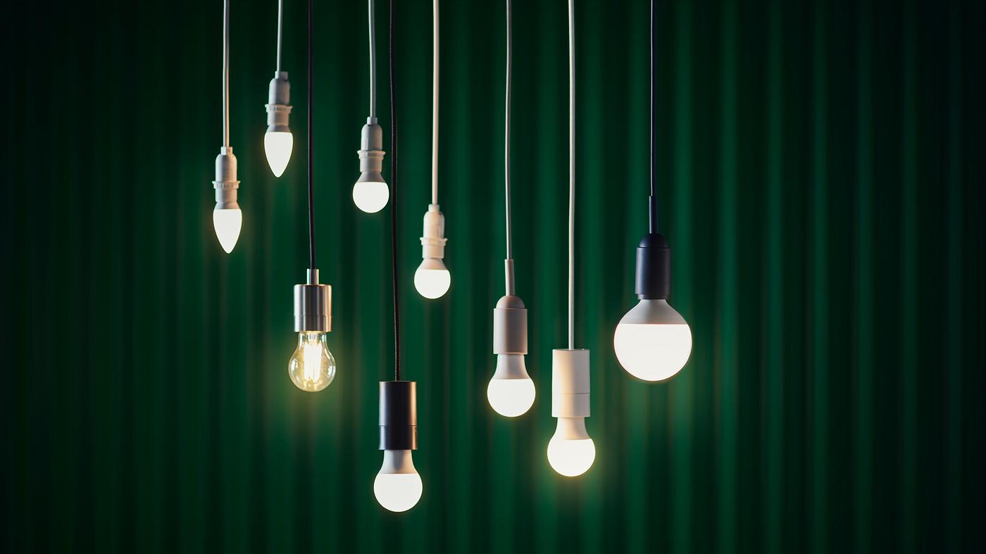 توفير المال في المنزل مع أضواء LED