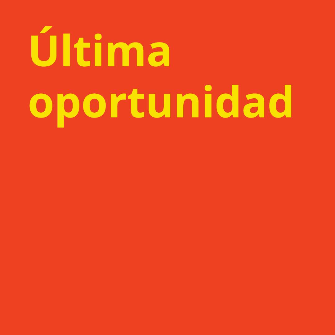 Última oportunidad