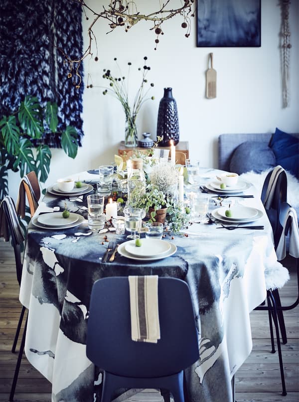 Une table simple pour l’hiver.