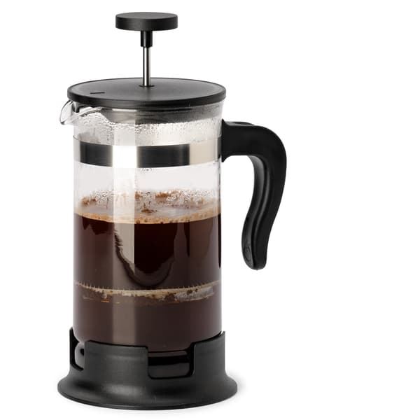 UPPHETTA konvice na čaj/kávu, sklo, nerezavějící ocel, 1 l.
