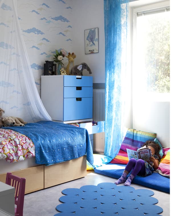 Use your child’s favourite colour to create a personalised colour scheme.